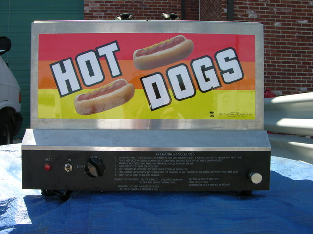 Hot Dog Steamer Machine