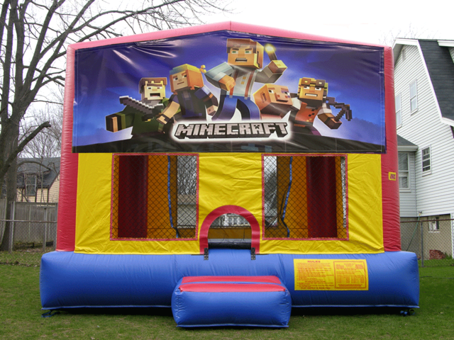 minecraft bouncy house