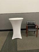 30" Round Hi Top Table With Linen(At Your Location)