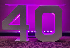 Block 40 Lettering LED (At Our Facility)