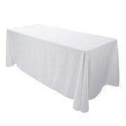8ft White Table Table Linen (At Your Location)