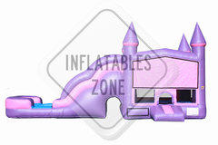 Combo Castle Pink/Purple with Wave Slide  (05)