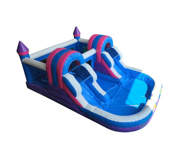  SMALL PRINCESS DOUBLE SLIDE W  LARGE POOL