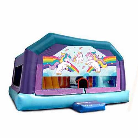 Gigantic Jump - Unicorns window 20x20x17