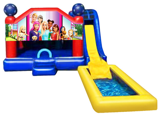 5  in 1 Obstacle comb - barbie w med pool 20x26x17