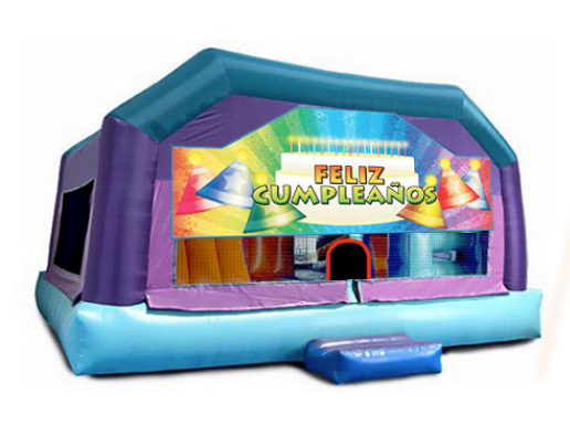 Gigantic Jump - Feliz Cumpleanos Window 23x25x16