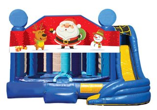 5  in 1 Obstacle comb - Christmas Santa 19x19 wet or dry