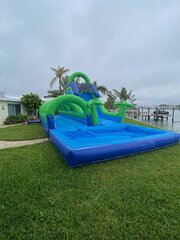 Tropical Island Slide WET 17x38x21