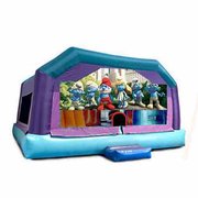 Gigantic Jump - Smurfs Window 20x20x17