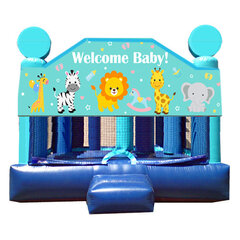 Obstacle Jumper - Baby Shower 15x15