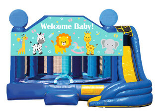 5  in 1 Obstacle comb - Baby Shower 19x19 wet or dry
