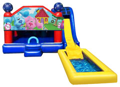 5  in 1 Obstacle comb - Blues Clues W  med pool  20x26x17