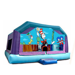 Gigantic Jump - Cat in the Hat 20x20 