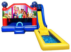 5  in 1 Obstacle comb - barbie w med pool 20x26x17