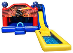 5  in 1 Obstacle comb - GODZILLA W  med  pool 20x27x17
