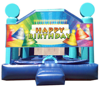 Obstacle Jumper - Happy Birthday Window  16x16x15  