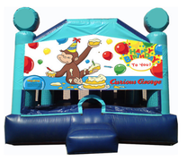 Obstacle Jumper - Curious George Window  16x16x15