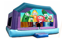 Gigantic Jump - Veggie Stories window 20x20x17