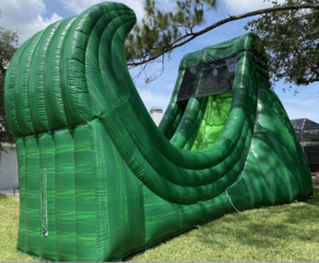  23 The Green Hulk of a water Slide 30x18x23