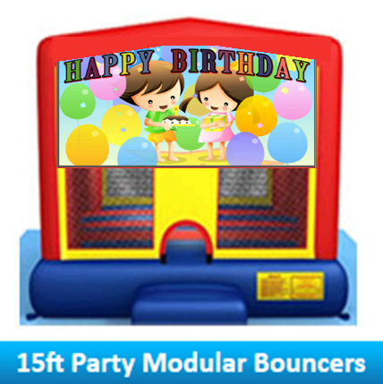 Happy Birthday boy and girl Modular 15ft