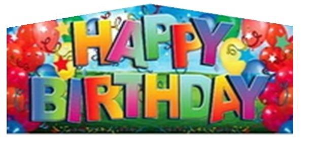 Modular Happy B-day banner