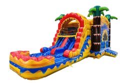 Bounce House w/ Large Slide Combo