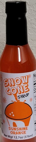 Snow Cone Sunshine Orange