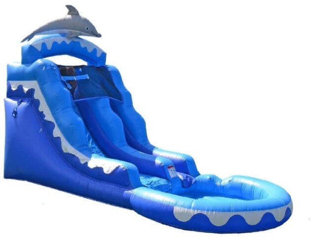 Flipper Inflatable WaterSlide #2