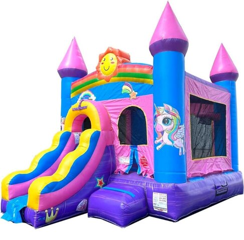 Magical Unicorn Bounce House 9