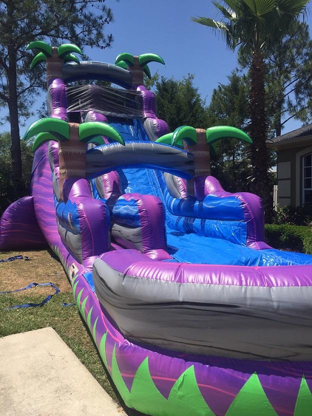 Purple Thunder Water Slide Rental in Jacksonville AND Orange Park