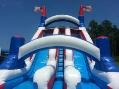 Dry 24ft. High Extra Large Big Country Dual Lane Dry Slide