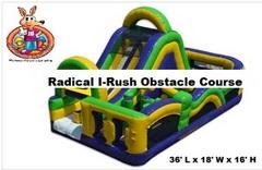 Radical I-Rush Extreme Dual Slide Lane Obstacle Course