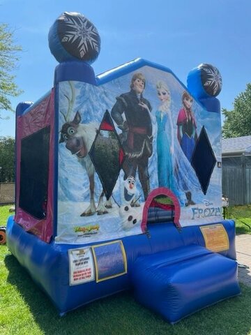 Mini Frozen Bounce house