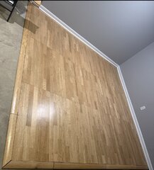 15x15 Light Wood Grain Dance Floor