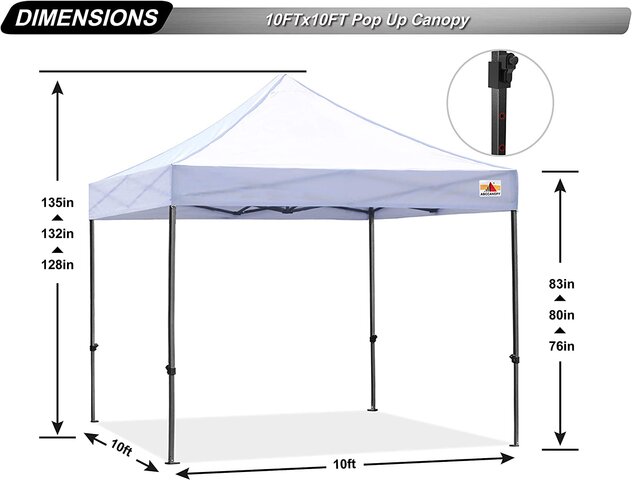 10' X 10' Pop Up Canopy Tent