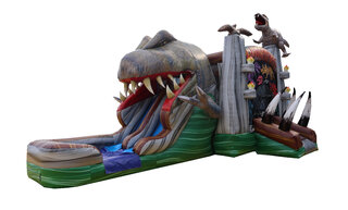 T-Rex Double Lane Slide Combo - Wet