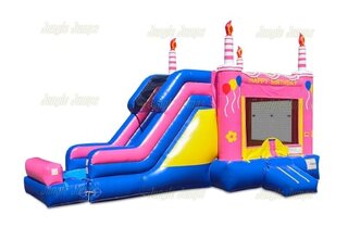 27' Birthday Cake Slide Combo