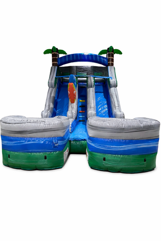 17ft Double lane waterslide