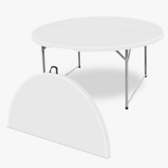 5ft Round Folding Table 