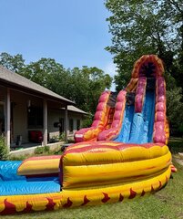 20' Fire & Ice Dual Lane Slide