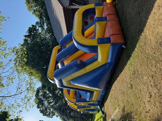 Climb and Slide Obstacle Course