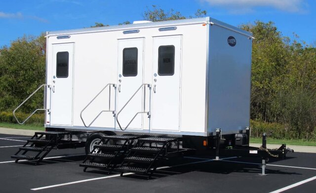 3 stall luxury toilet