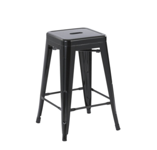30” black bar stool