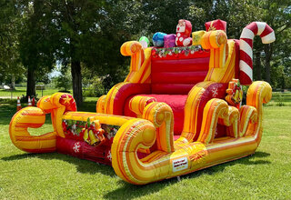 Giant Inflatable Santa Sleigh