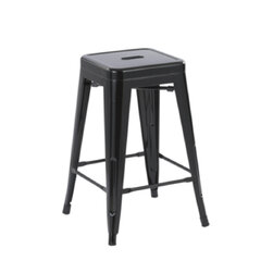 30” black bar stool