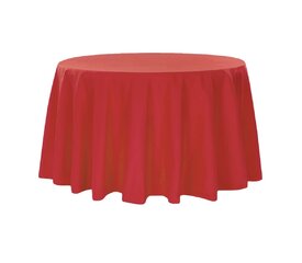 5ft red round table cloths 