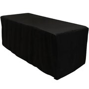 Black 6ft table linens