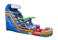 18ft single lane Wave Waterslide