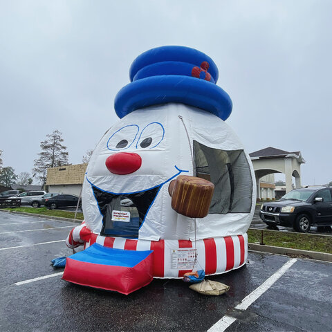 Snowman Bounce House