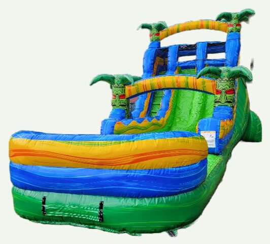 Reggae Rush 20ft Double Lane Waterslide